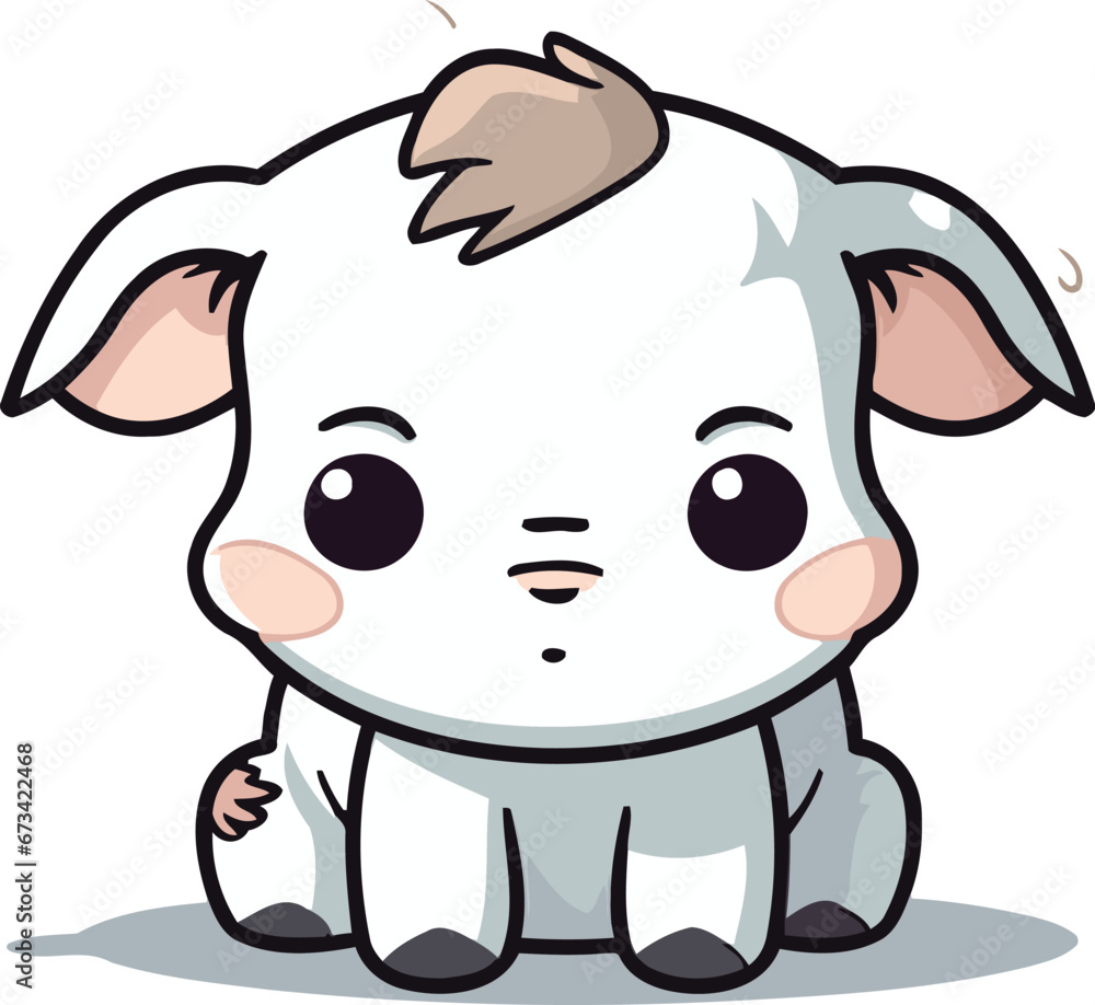 Cute cartoon cow. Vector illustration of a cute cartoon cow. Cute cartoon cow. Vector illustration of a cute cartoon cow.