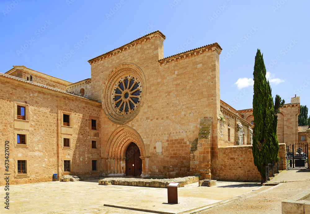 The Monastery of Santa María de Huerta is a Cistercian monastery located in Santa María de Huerta, a town of the Spanish Province of Soria, Castile and León. Founded in 1179.