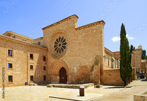 The Monastery of Santa María de Huerta is a Cistercian monastery located in Santa María de Huerta, a town of the Spanish Province of Soria, Castile and León. Founded in 1179.