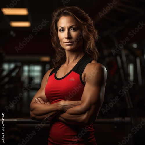 portrait of a woman sports coach