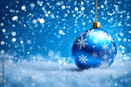 blue christmas background