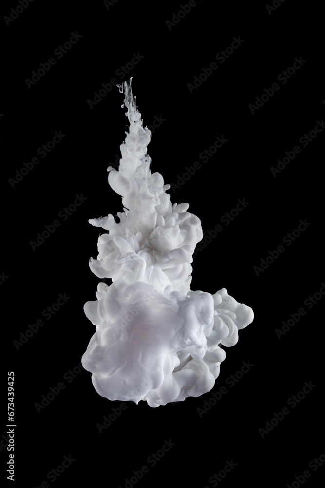 Acrylic colors and ink in water Abstract Isolated Acrylic colors and ink in water Abstract Isolated