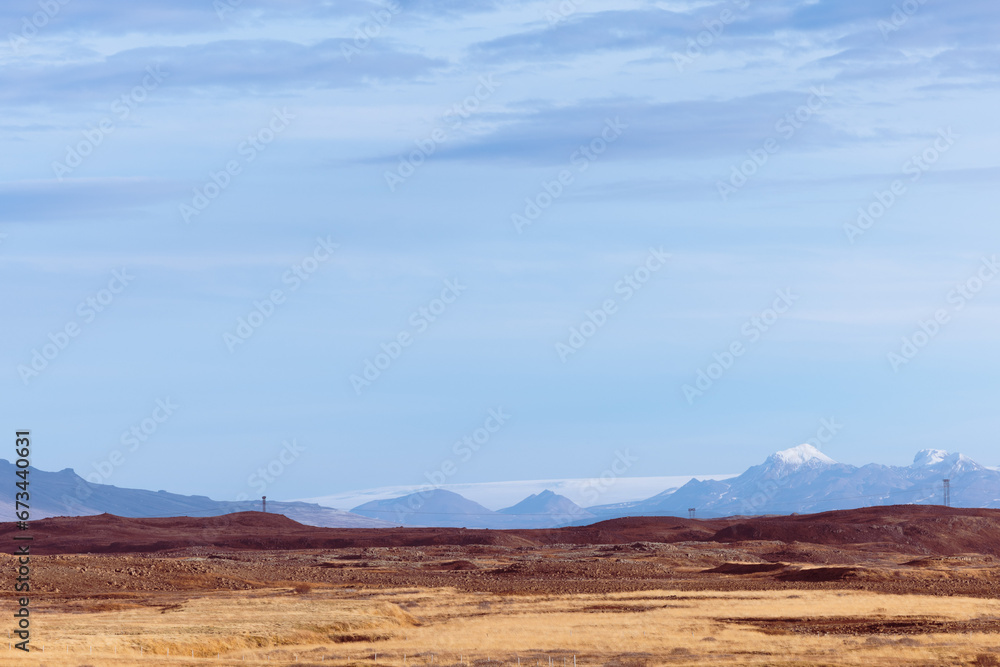 Atemberaubende Landschaft in Island Atemberaubende Landschaft in Island