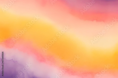 Sunset gradient watercolor wallpaper  Sunset watercolor wallpaper  Sunset watercolor background