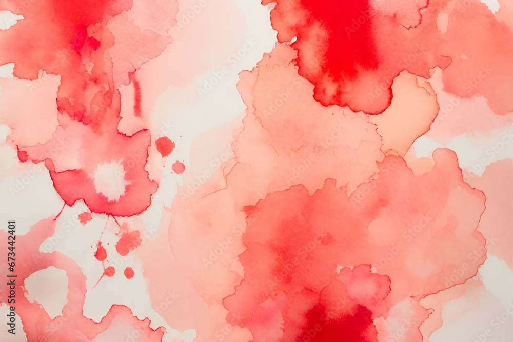 Abstract watercolor wallpaper, red watercolor wallpaper,   red watercolor background, red ink blot background