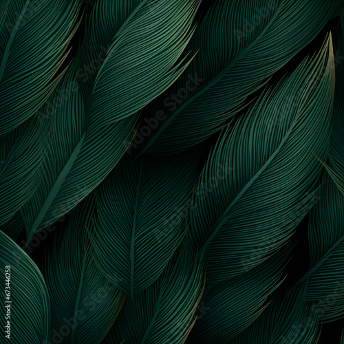 Seamless dark green abstract textures pattern background 