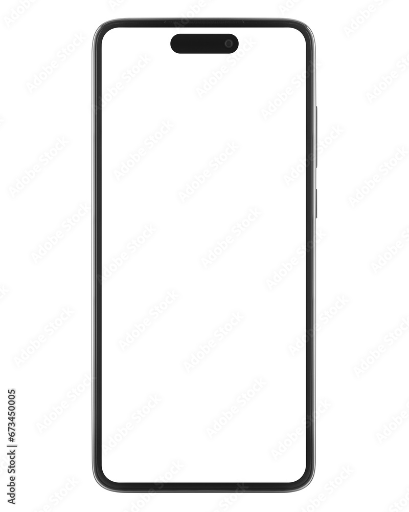 mockup Smartphone, mobile phone, blank screen, isolated on white background, full depth of field mockup Smartphone, mobile phone, blank screen, isolated on white background, full depth of field