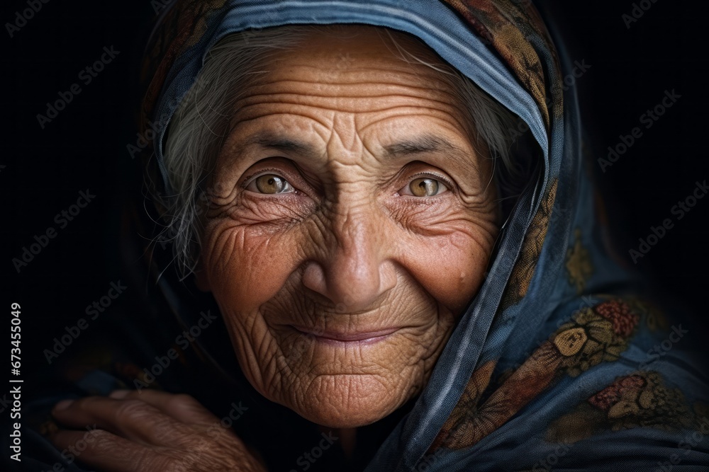 portrait of a senior italian woman portrait of a senior italian woman