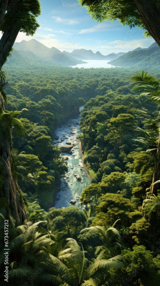Srawling rainforest UHD wallpaper Srawling rainforest UHD wallpaper