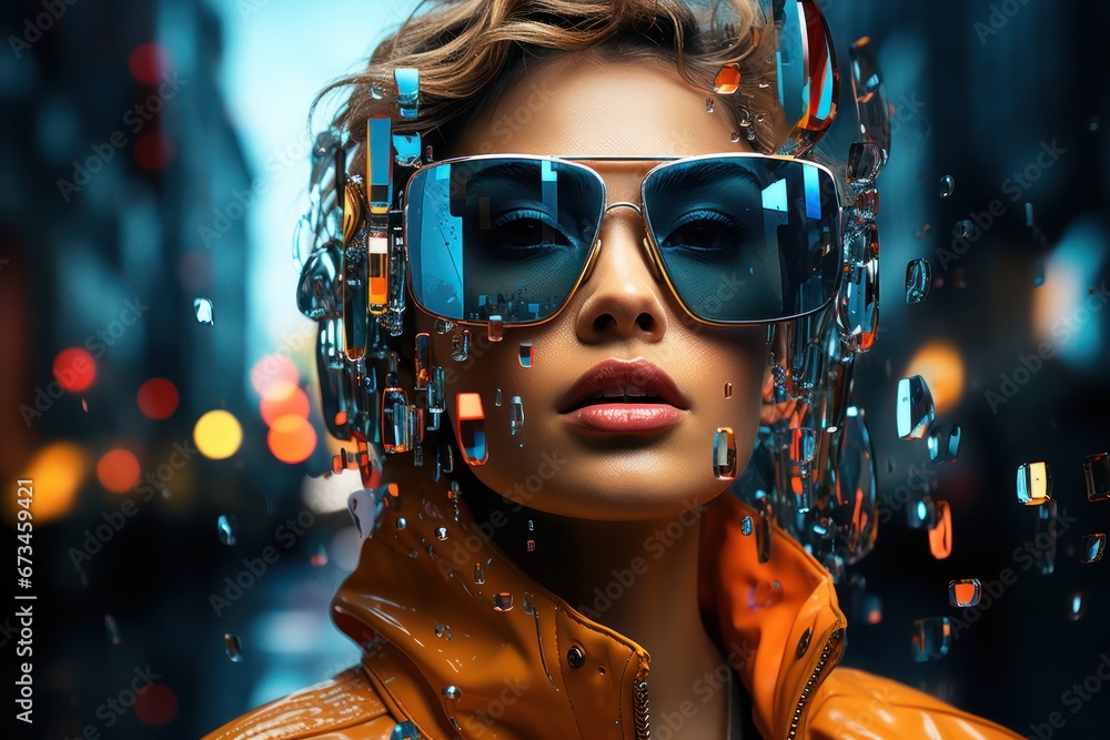 Futuristic Digital Eyewear Concept