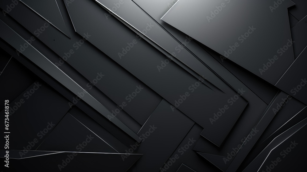 Abstract black and gray background in the form of geometric shapes and lines Abstract black and gray background in the form of geometric shapes and lines