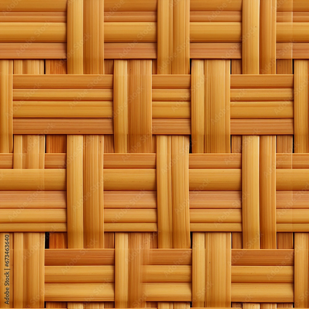Woven Bamboo Placemat Pattern Woven Bamboo Placemat Pattern