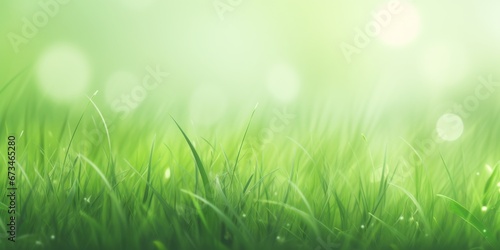 Abstract illustration of a law, green grass. 