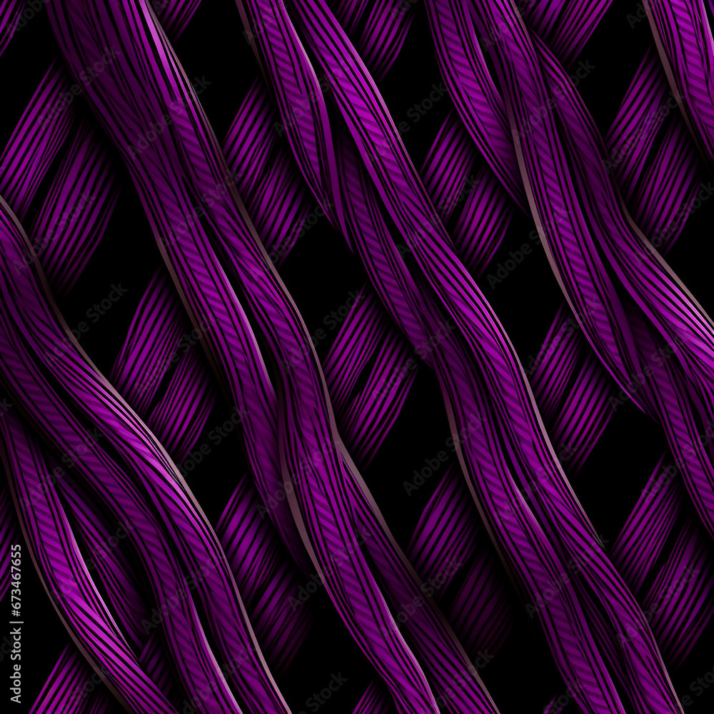 Seamless purple and black abstract stipe lines pattern background