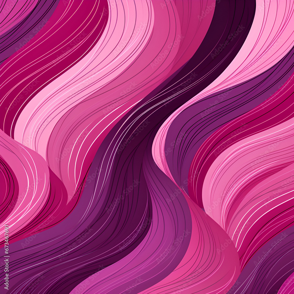 Fototapeta premium Seamless purple and pink abstract stipe lines pattern background