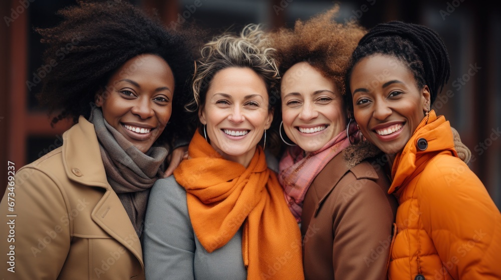 Fototapeta premium our women smiling