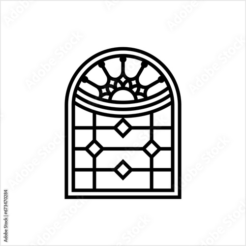 Window Icon, Wall Opening In Home For Sound, Light, Air Ventilation