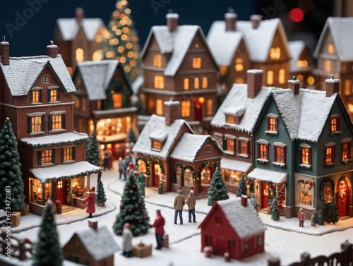 A Miniature Christmas Village © Pixel Matrix