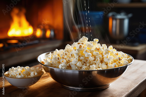 Wallpaper Mural The Classic Snack - Salted Fresh Popcorn Torontodigital.ca