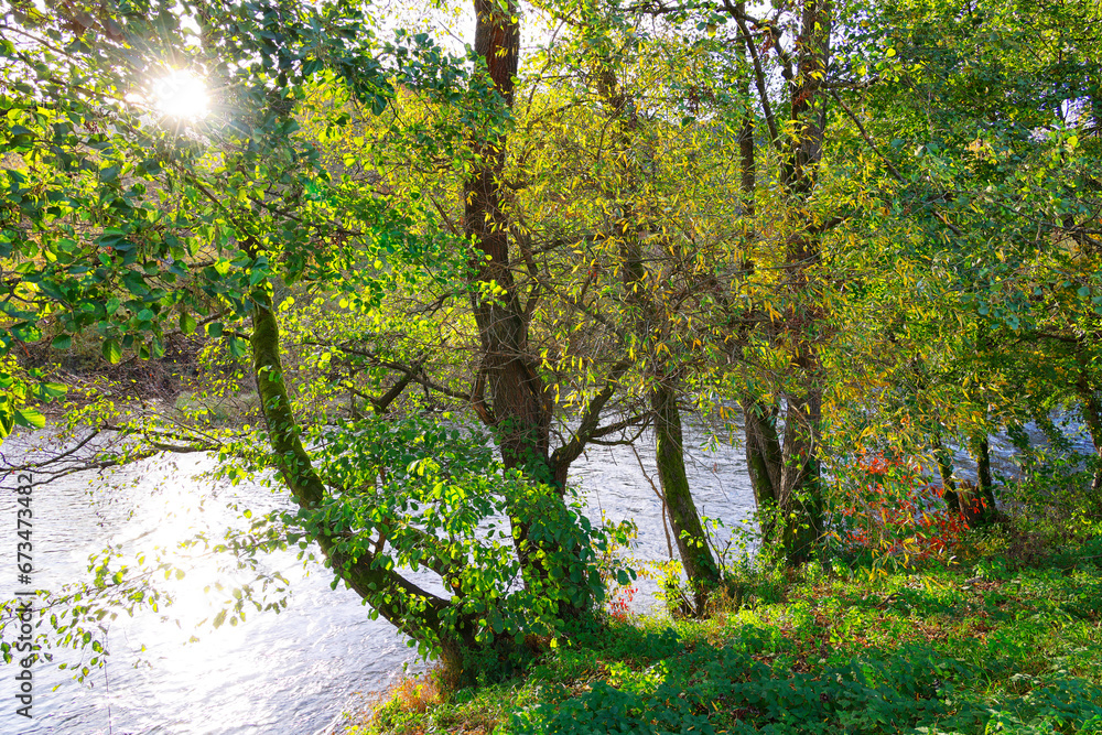 Scenic autumn landscape of Vadu Crisului on a sunny day, Romania, Europe Scenic autumn landscape of Vadu Crisului on a sunny day, Romania, Europe