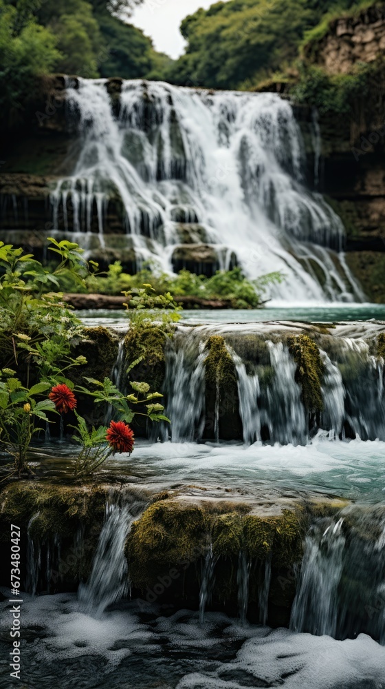 Fototapeta premium astronaut floating water (UHD Wallpaper)