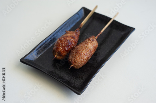 japanese chicken meatballs tsukune
