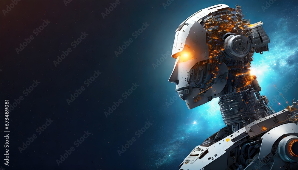 Intelligence artificielle en éveil : Robot avec esprit de feu