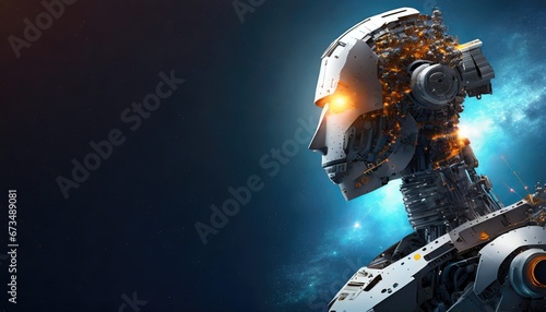 Intelligence artificielle en éveil : Robot avec esprit de feu
