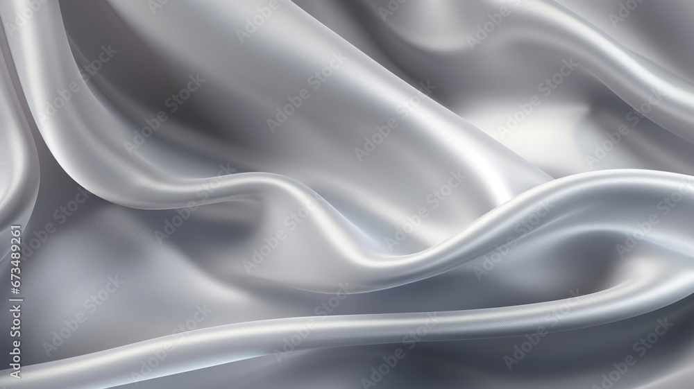 Obraz premium silk fabric gray color