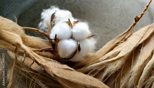 Beauté Rustique: Coton et Tissu Naturel