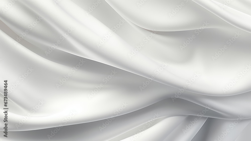 Fototapeta premium silk fabric white color
