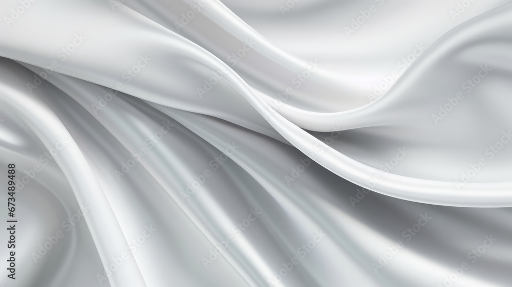 Fototapeta premium silk fabric white color