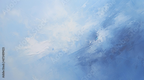 Expressive Azure oil painting background © Jyukaruu's Studio