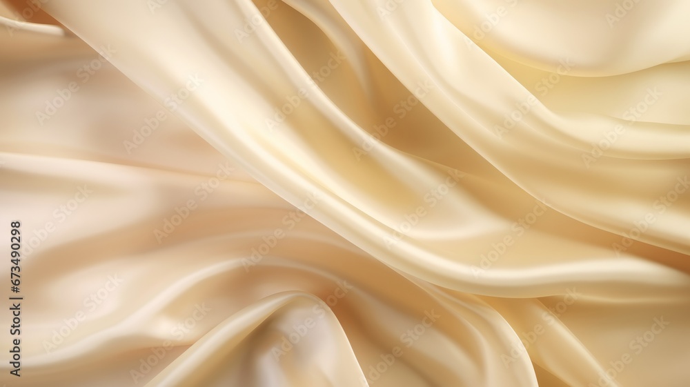 Fototapeta premium silk fabric warm cream color