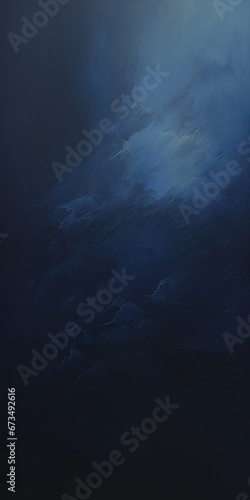 Expressive Sapphire color oil painting background