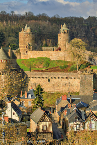 Château de Fougères, Bretagne	 photo