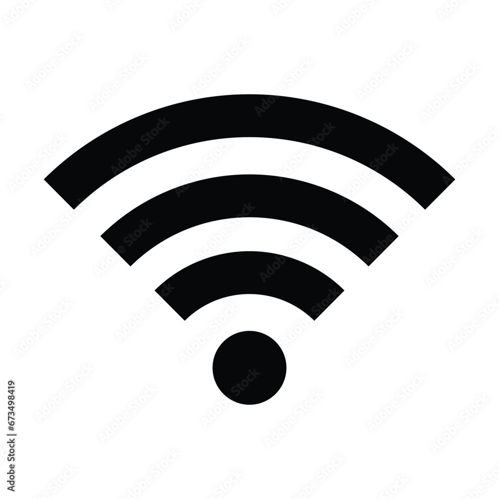 wifi connection icon logo design vector template illustration. EPS 10 wifi connection icon logo design vector template illustration. EPS 10
