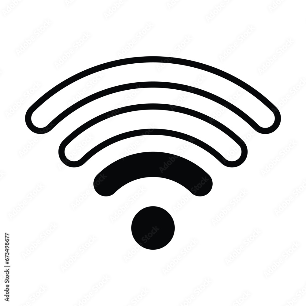 wifi connection icon logo design vector template illustration. EPS 10 wifi connection icon logo design vector template illustration. EPS 10
