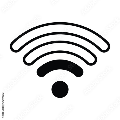 wifi connection icon logo design vector template illustration. EPS 10