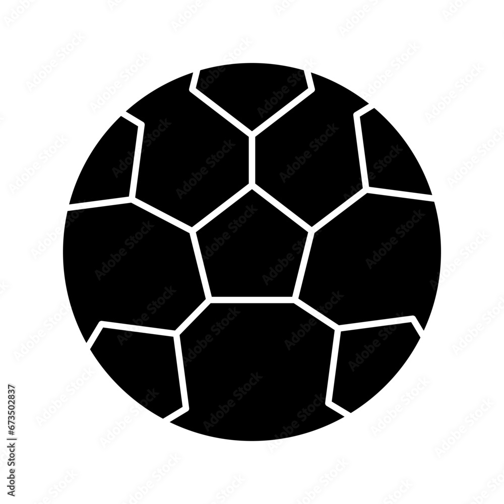 Fototapeta premium Sports Balls Minimal Flat Line Vector Icon Soccer, Football, Tennis, Basketball, Pool, Baseball,