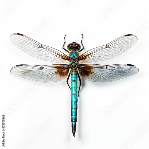 Dragonfly isolated on white © Johan