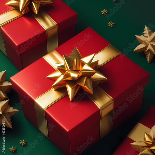 multi-colored gift boxes