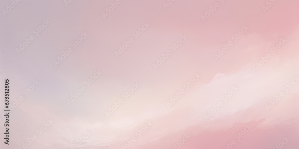 a pink and white sky with a plane flying in the sky. Expressive Pink oil painting background