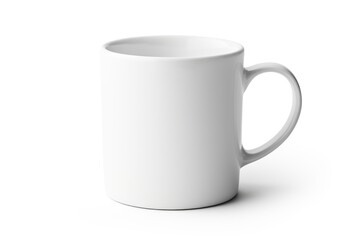 Mug Mockup on white background. Close up of Blank mug mockup isolated on white background. Tea Mug. Coffee Mug. Blank product