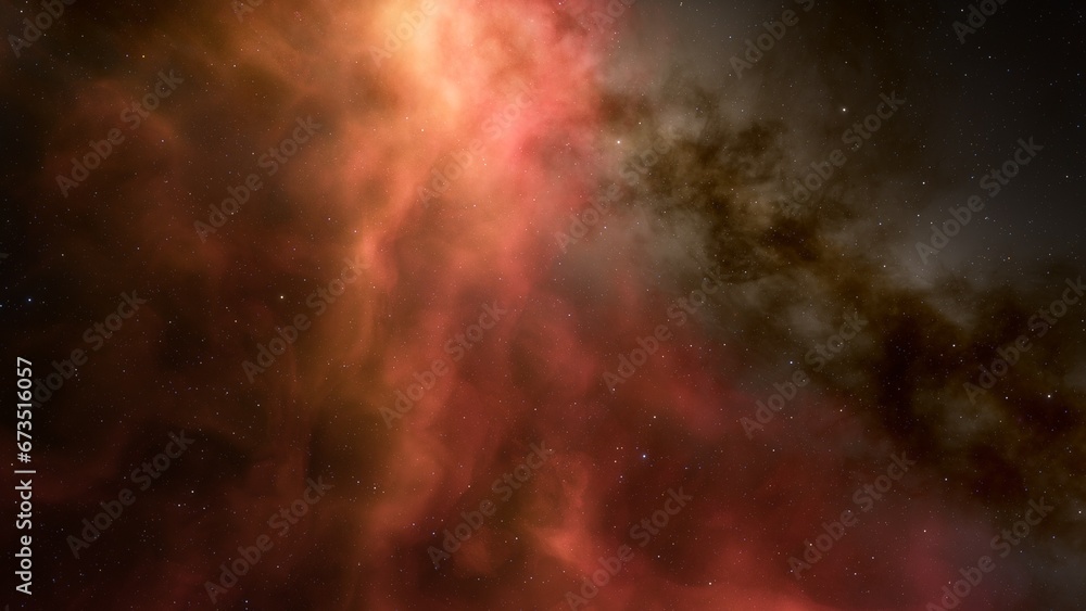 Fototapeta premium Night sky - Universe filled with stars, nebula and galaxy 