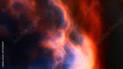 Night sky - Universe filled with stars, nebula and galaxy 