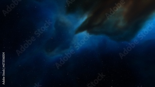 Night sky - Universe filled with stars, nebula and galaxy 