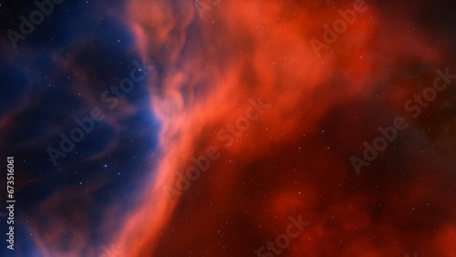 Fototapeta Naklejka Na Ścianę i Meble -  Night sky - Universe filled with stars, nebula and galaxy
