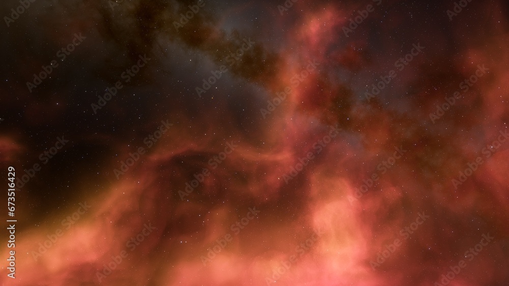 Fototapeta premium nebula gas cloud in deep outer space