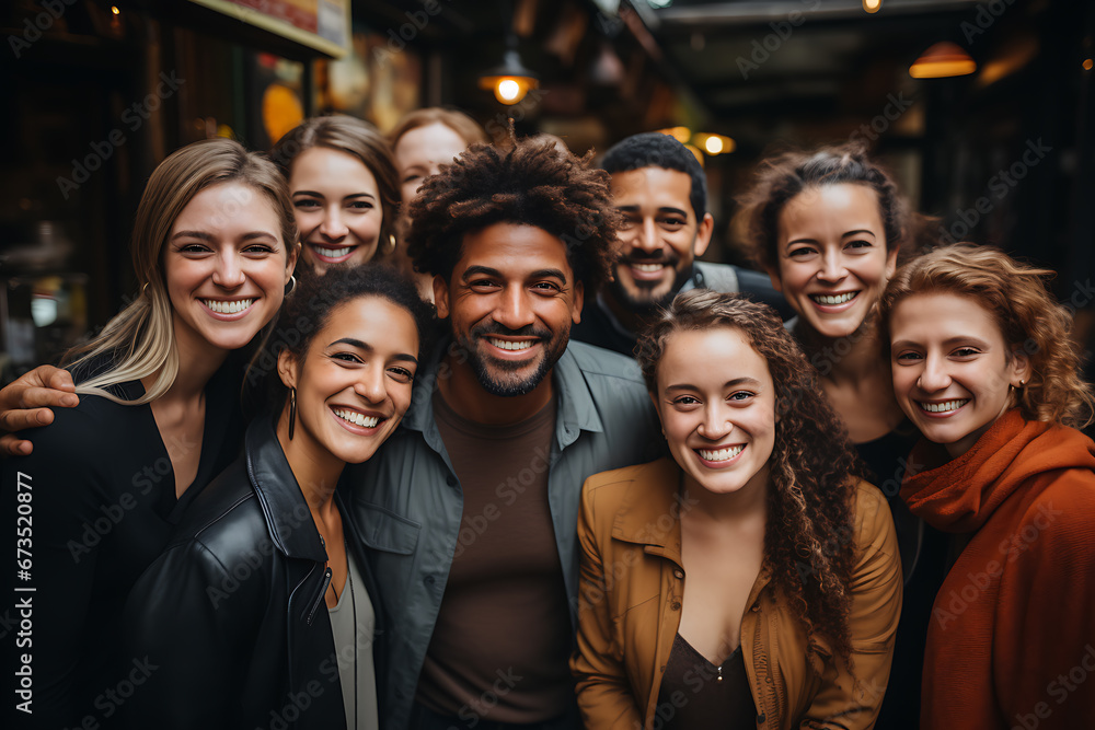 a group of people of different nationalities and smile a group of people of different nationalities and smile